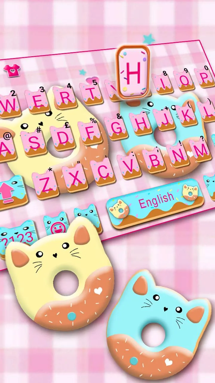 Kitty Cat Donuts Keyboard Them | Indus Appstore | Screenshot