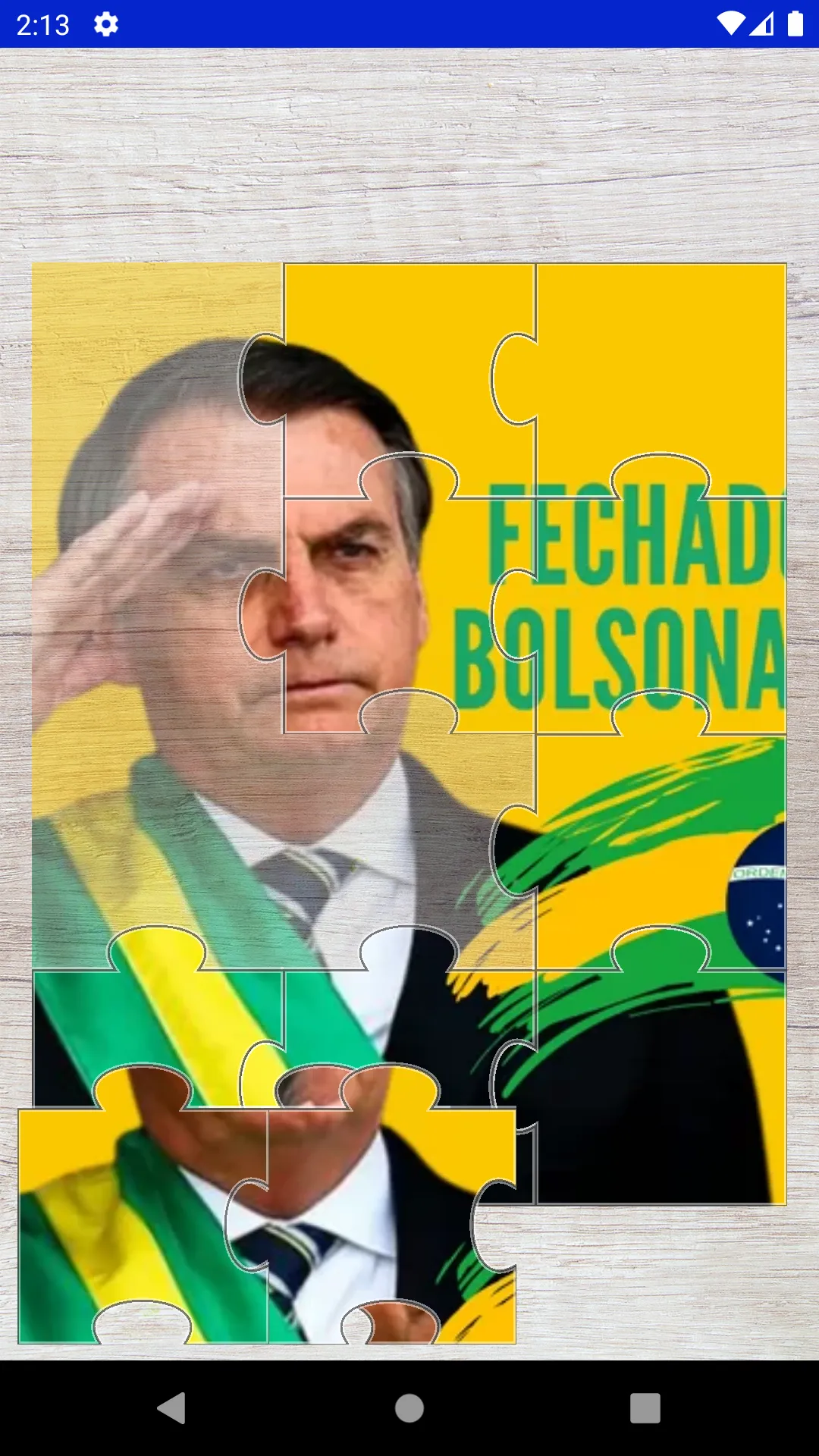 Quebra-Cabeças Bolsonaro | Indus Appstore | Screenshot