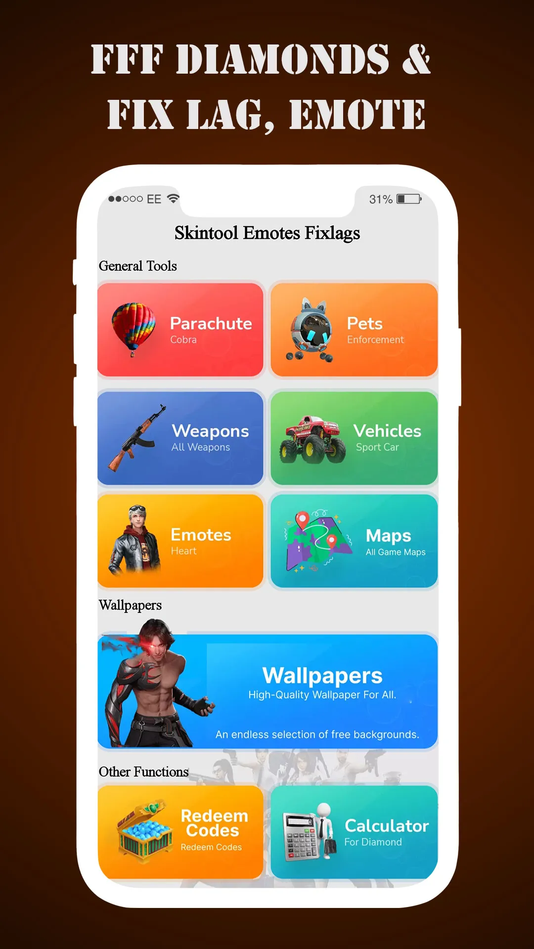 FFF Skin Tools Diamond & Emote | Indus Appstore | Screenshot