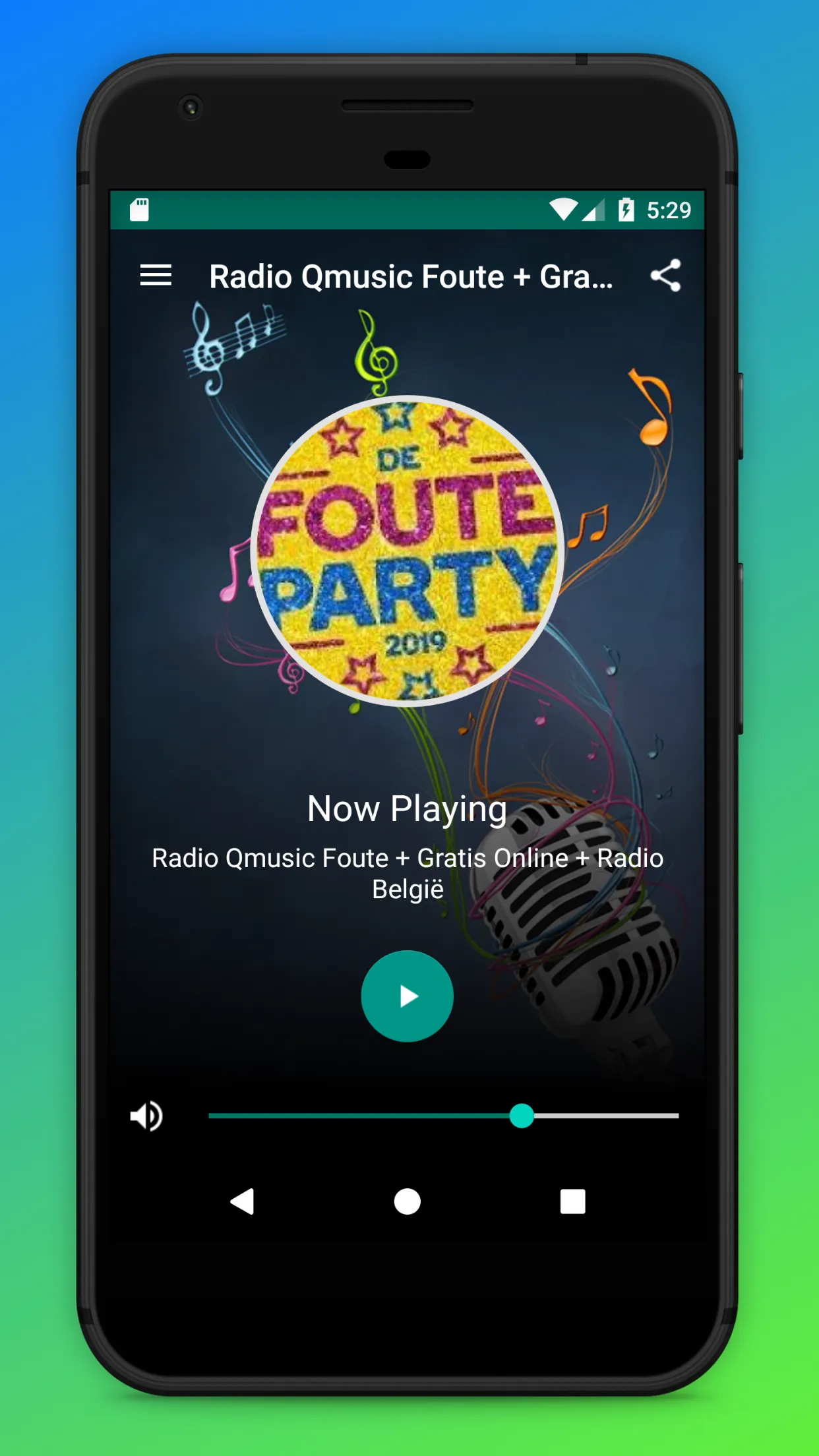 Qmusic Foute Radio App België | Indus Appstore | Screenshot