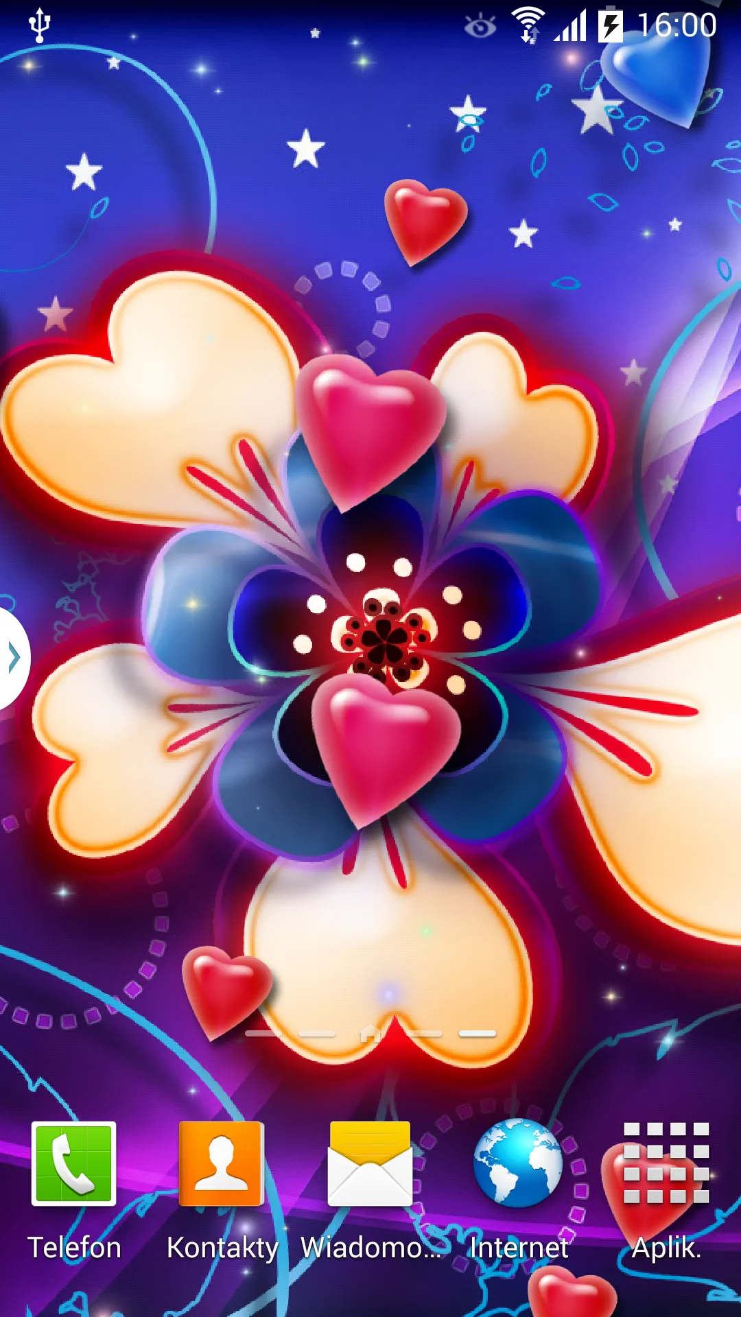 Neon Hearts Wallpaper Lite | Indus Appstore | Screenshot