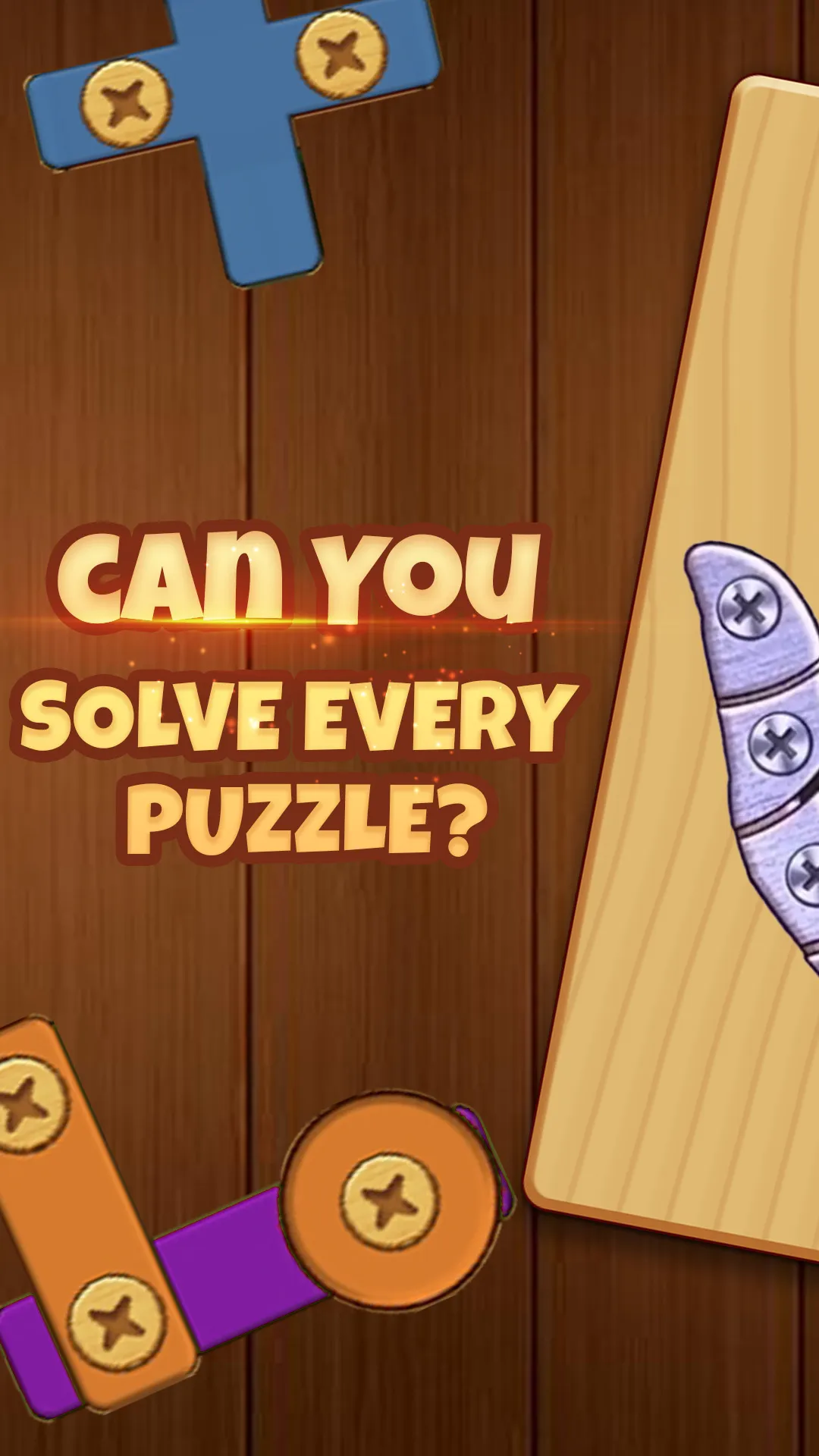 Screw and Nuts: Wood Puzzle | Indus Appstore | Screenshot