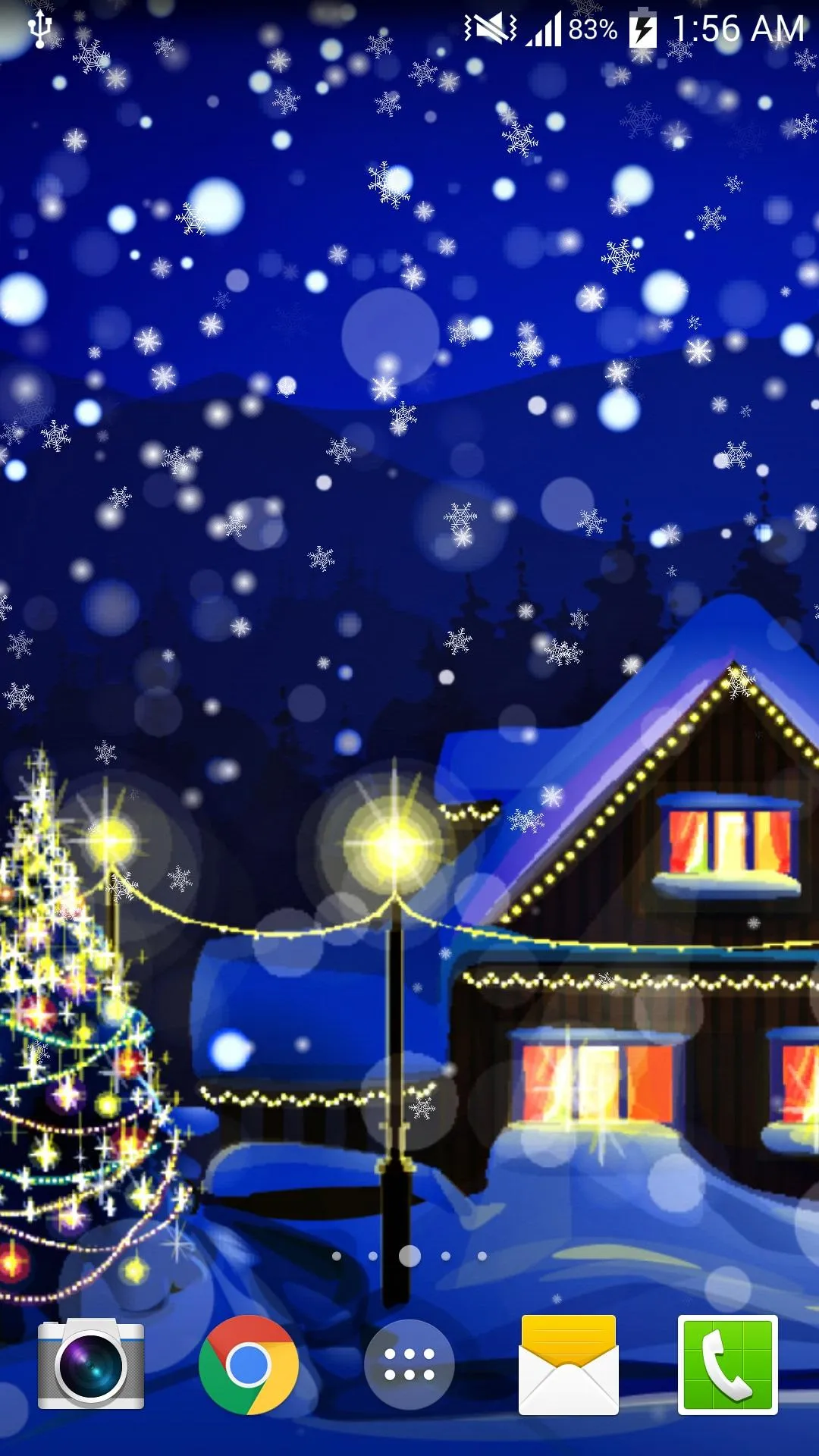 Christmas Night Live Wallpaper | Indus Appstore | Screenshot