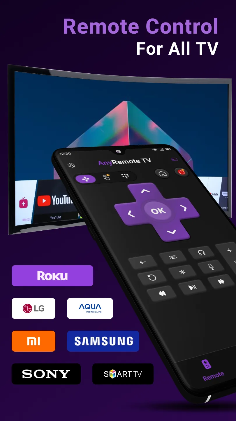 Universal TV Remote for RokuTV | Indus Appstore | Screenshot