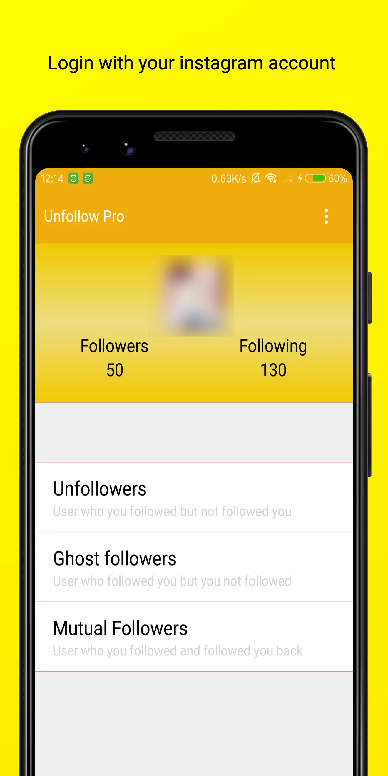 Unfollow Pro - Unfollowers | Indus Appstore | Screenshot