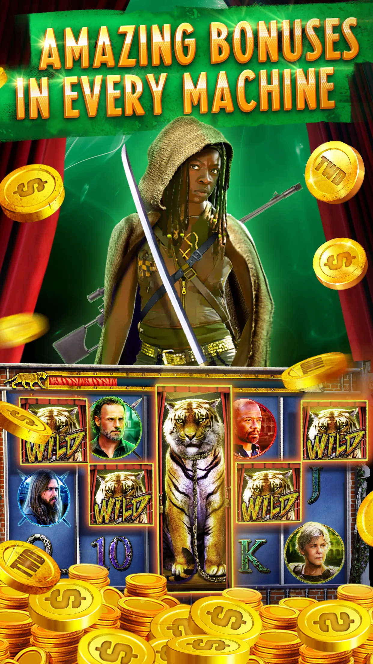 The Walking Dead Casino Slots | Indus Appstore | Screenshot