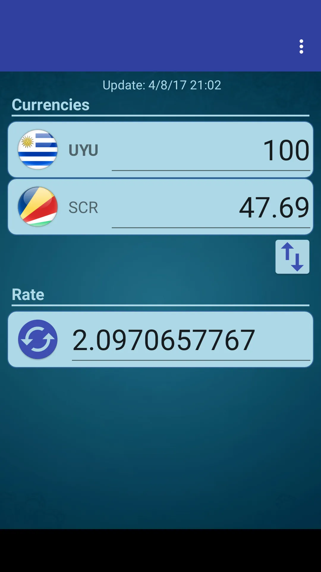 UYU Peso x Seychelles Rupee | Indus Appstore | Screenshot