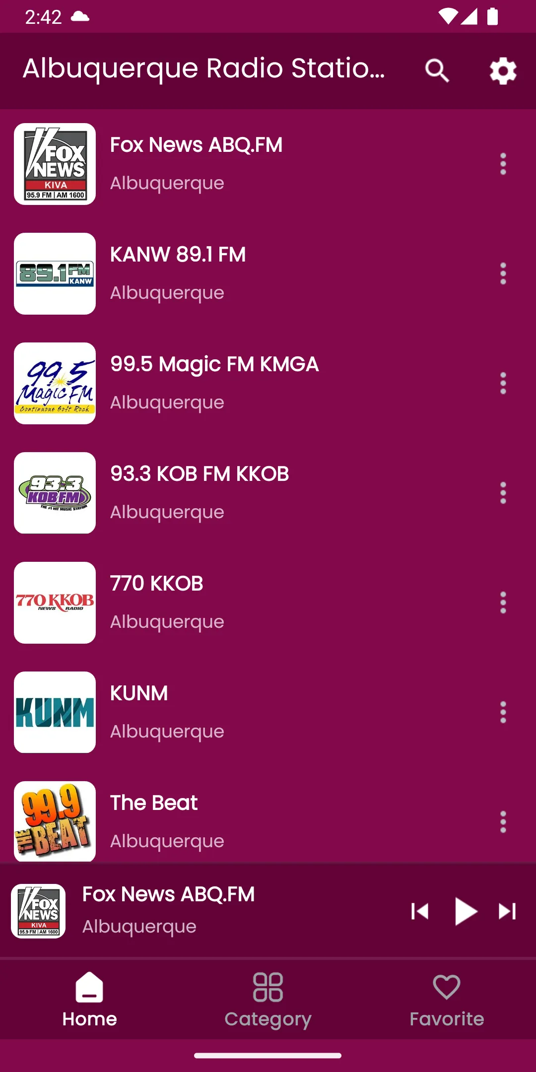 Albuquerque Radio Stations | Indus Appstore | Screenshot