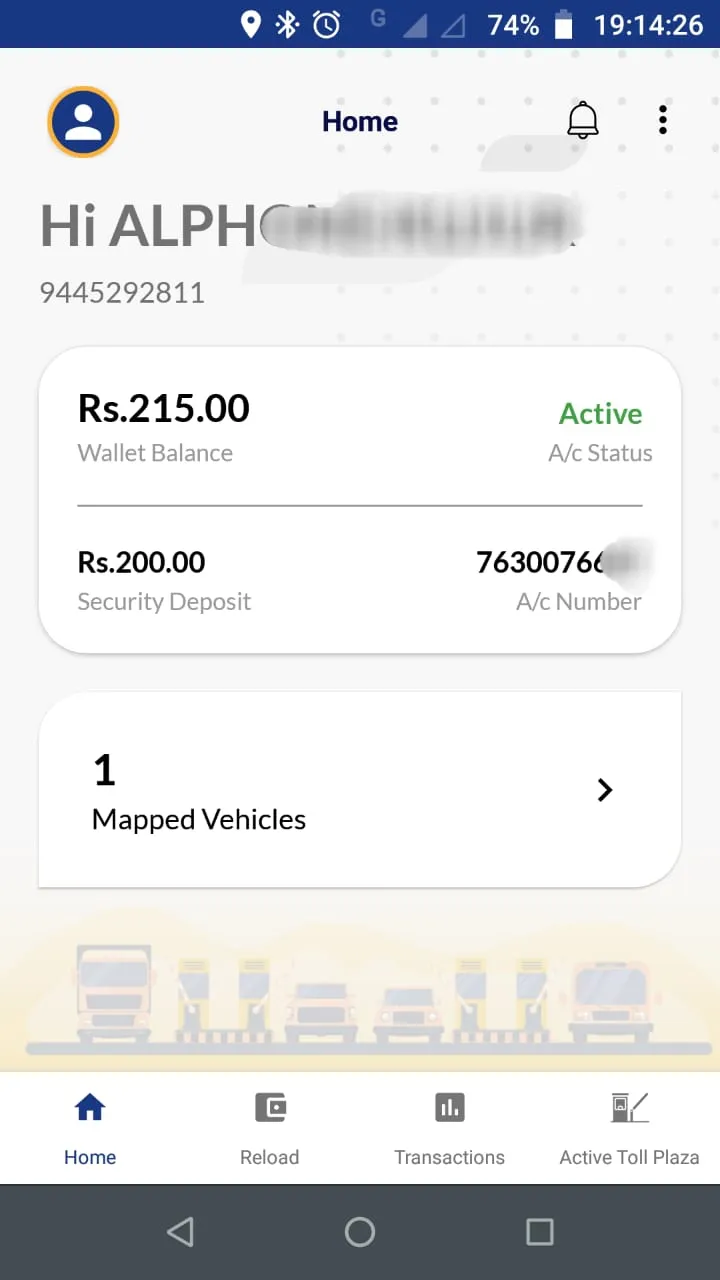 INDIAN BANK-FASTag | Indus Appstore | Screenshot