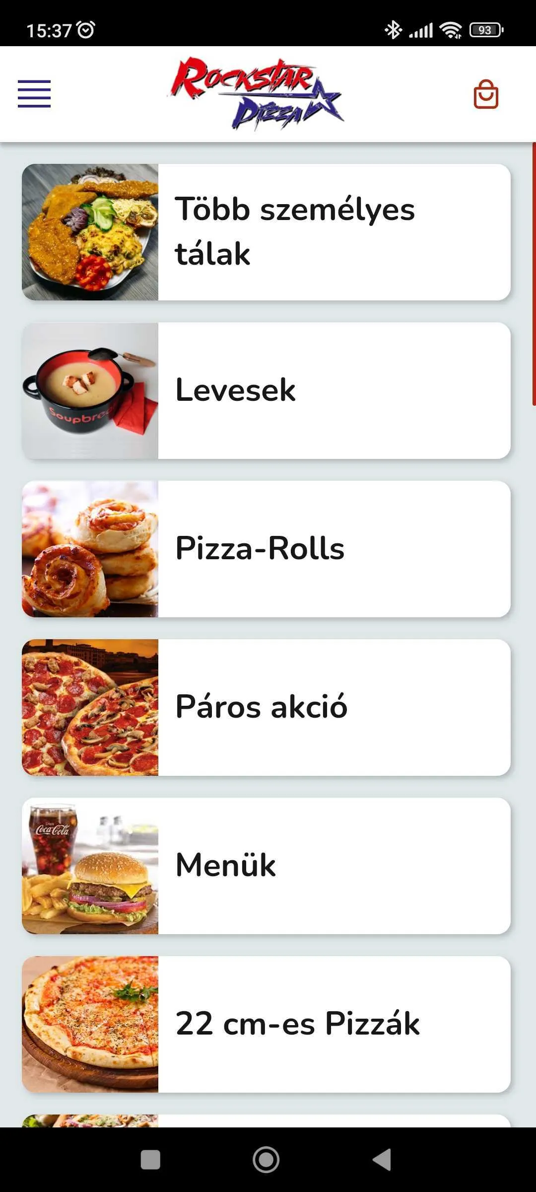 Rockstar Pizza Eger | Indus Appstore | Screenshot