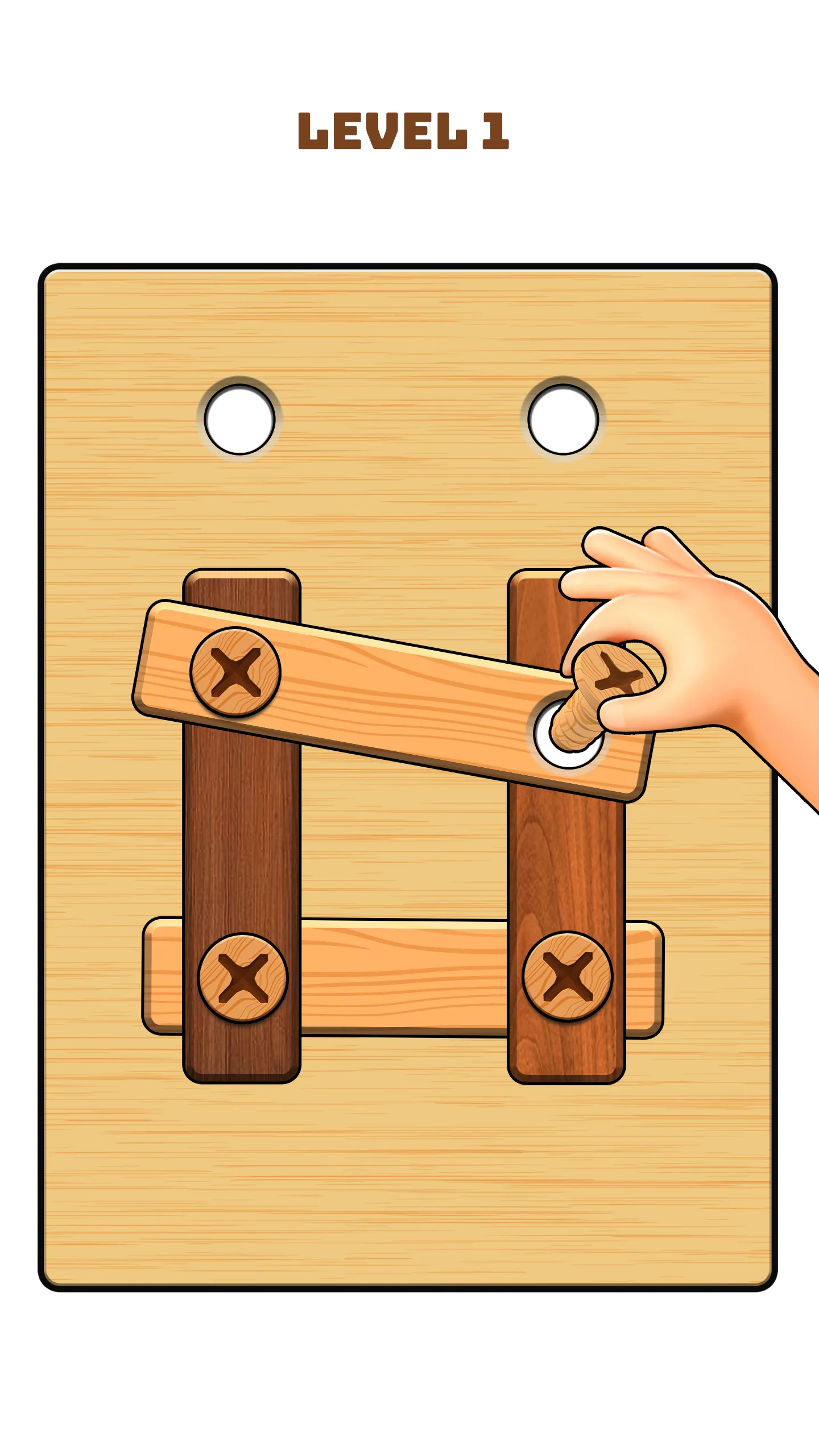 Nuts & Bolts Game: Wood Puzzle | Indus Appstore | Screenshot