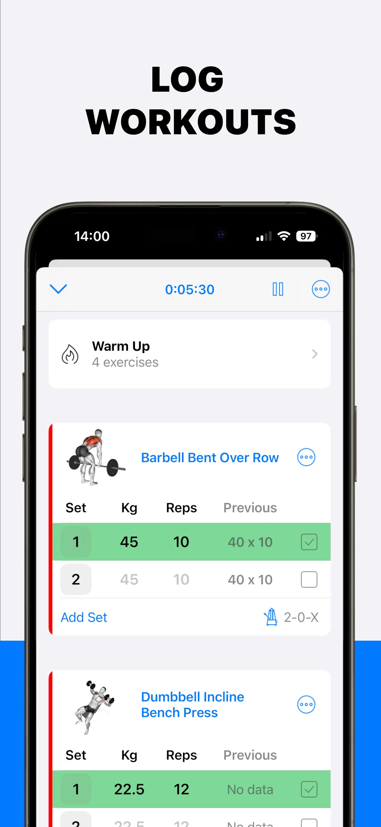 Fitness Logbook | Indus Appstore | Screenshot