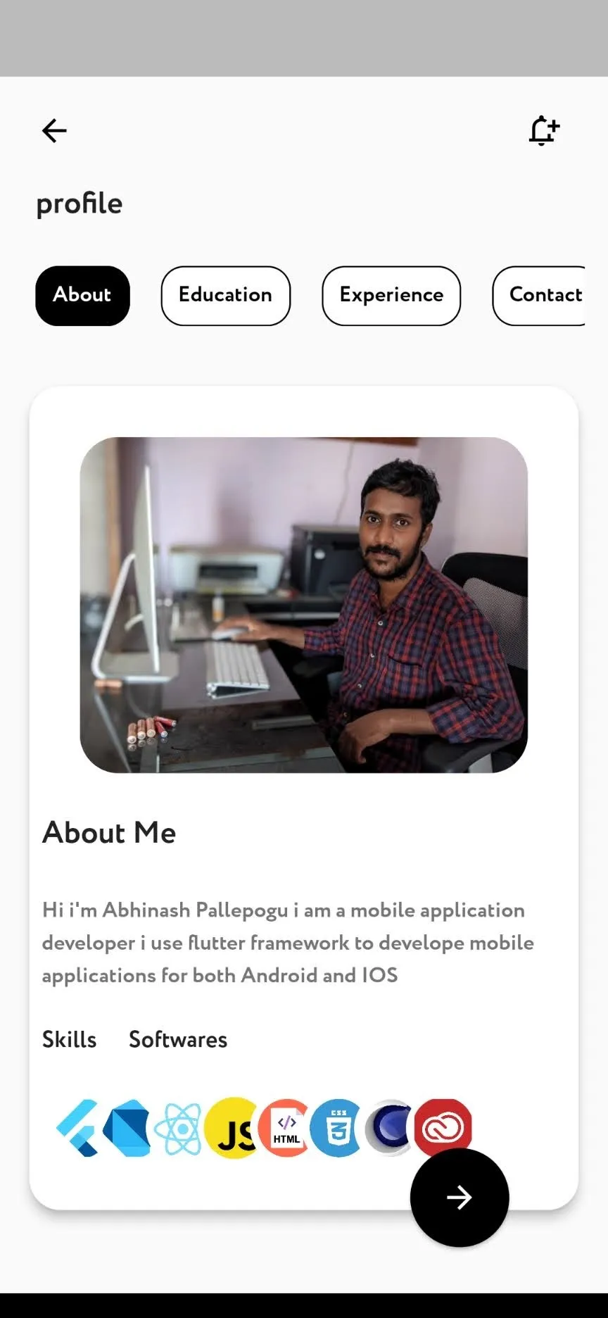 Abhinash Profile | Indus Appstore | Screenshot