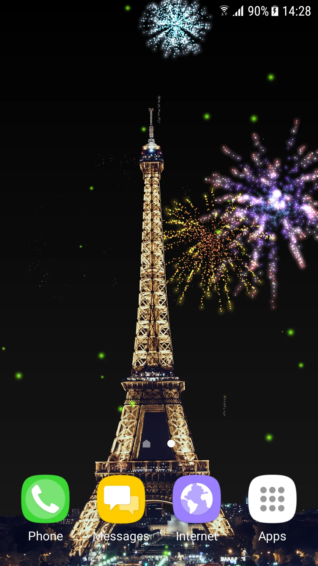 Fireworks Live Wallpaper | Indus Appstore | Screenshot