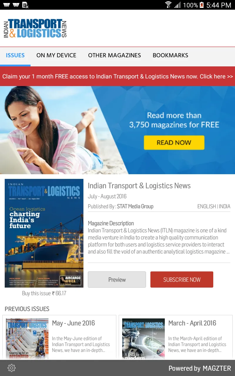 Indian Transport Logistic News | Indus Appstore | Screenshot