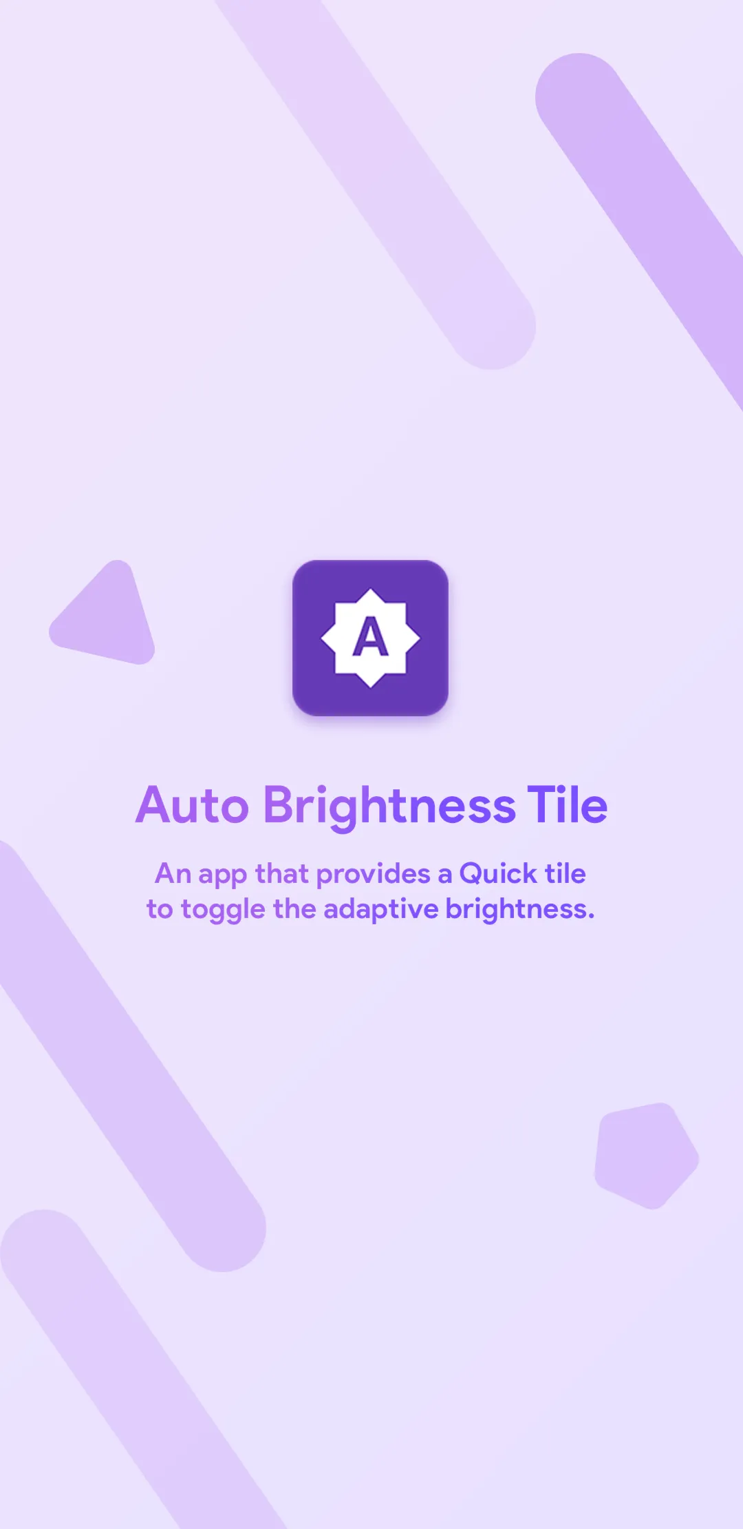 Auto Brightness Tile | Indus Appstore | Screenshot