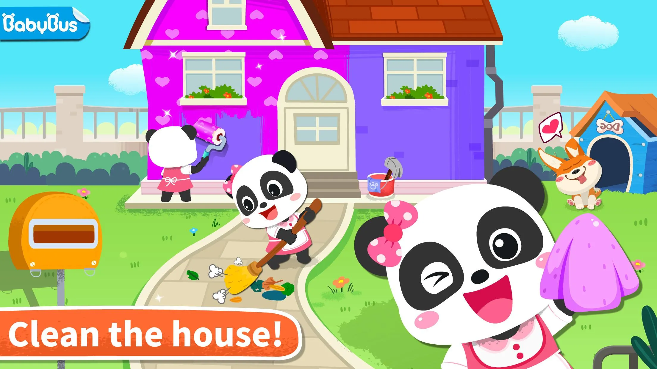 Baby Panda' s House Cleaning | Indus Appstore | Screenshot