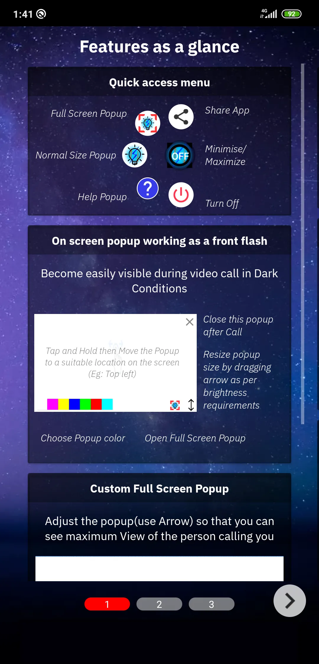 On Screen Flash For Video Call | Indus Appstore | Screenshot