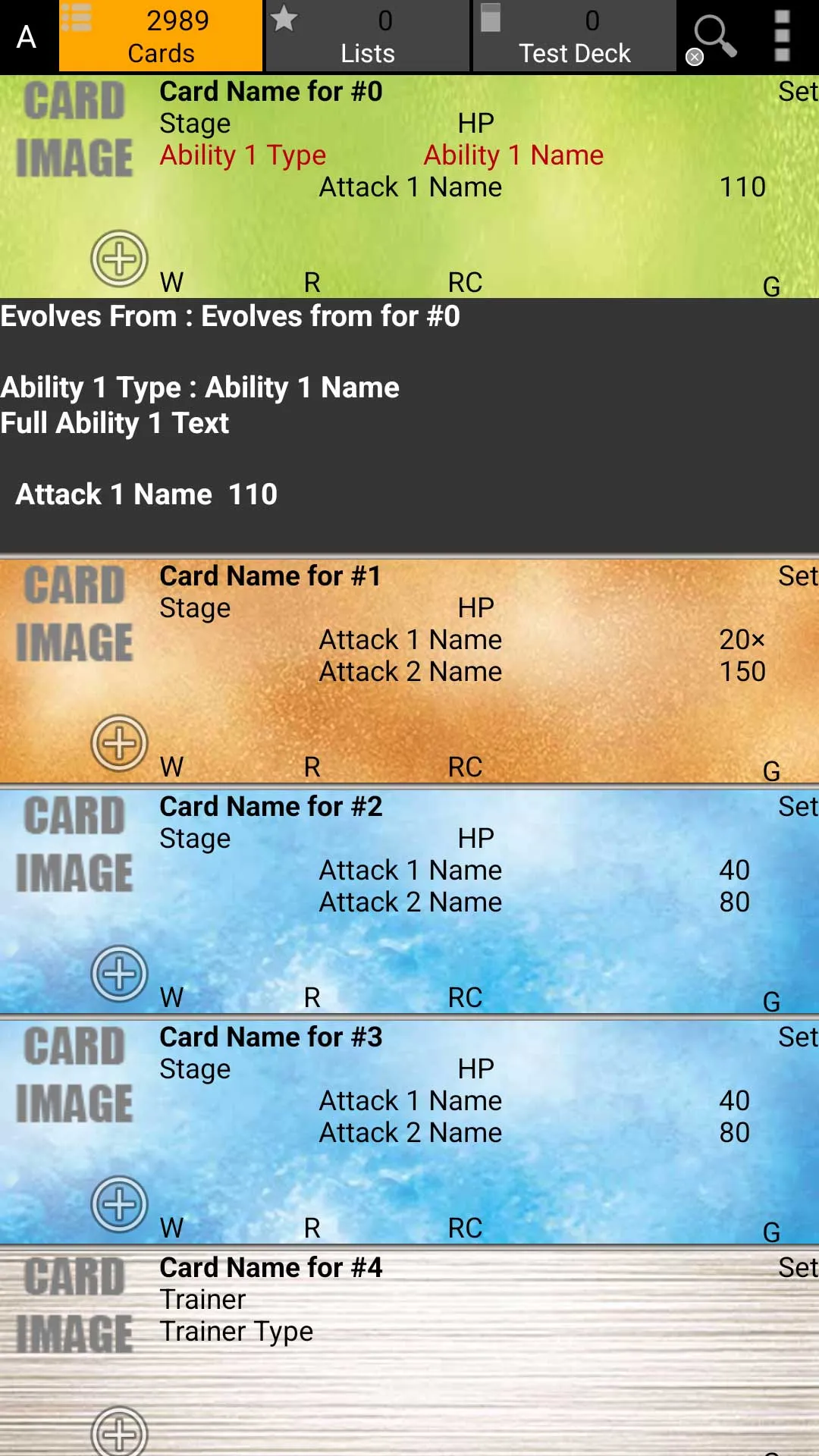 Database for PK Cards | Indus Appstore | Screenshot