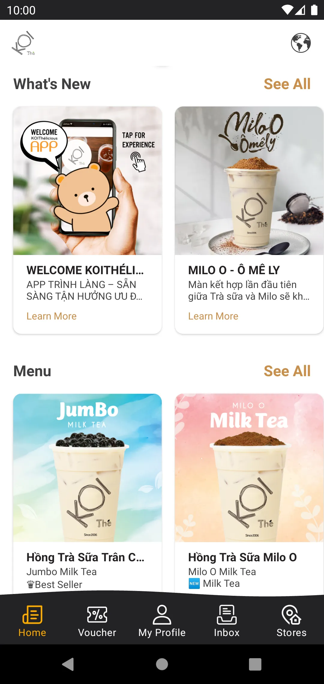 KOI Thé Vietnam | Indus Appstore | Screenshot