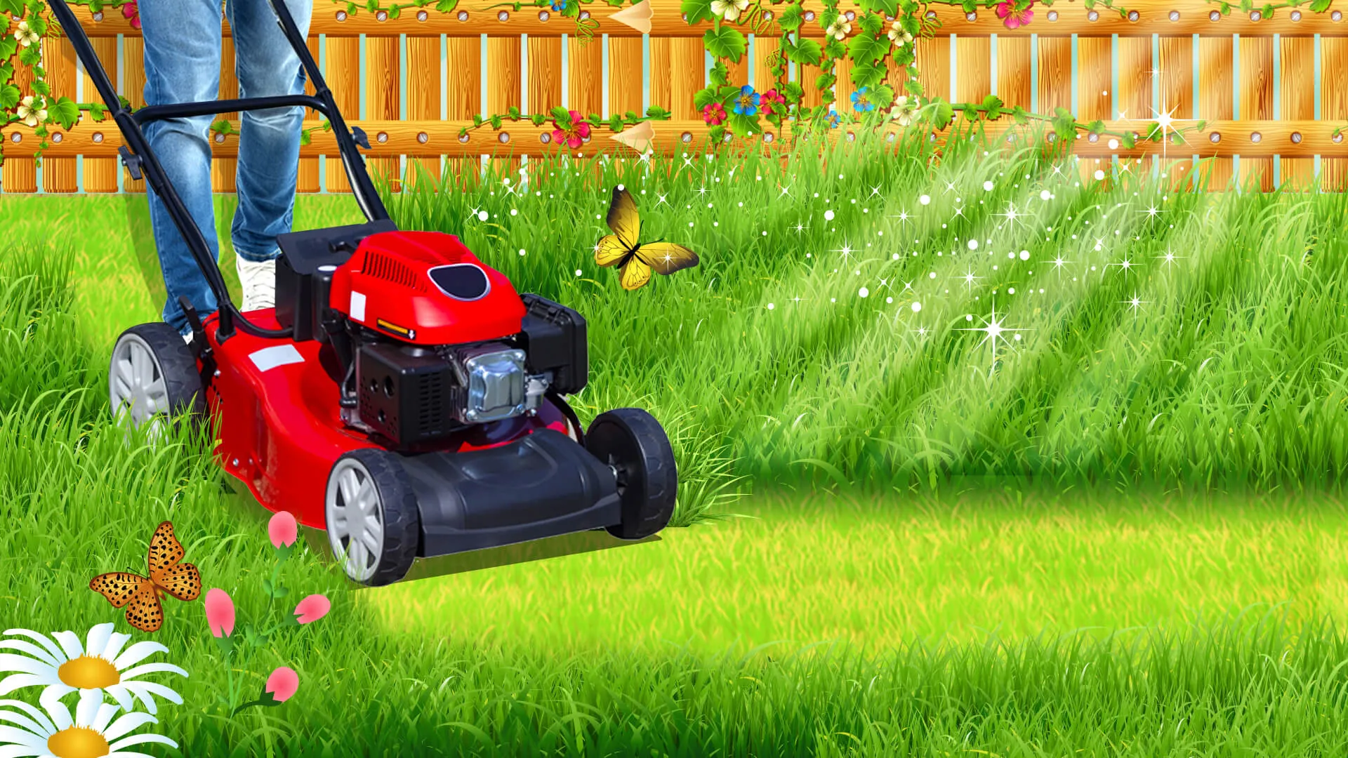 Lawn Mower Mowing Simulator | Indus Appstore | Screenshot