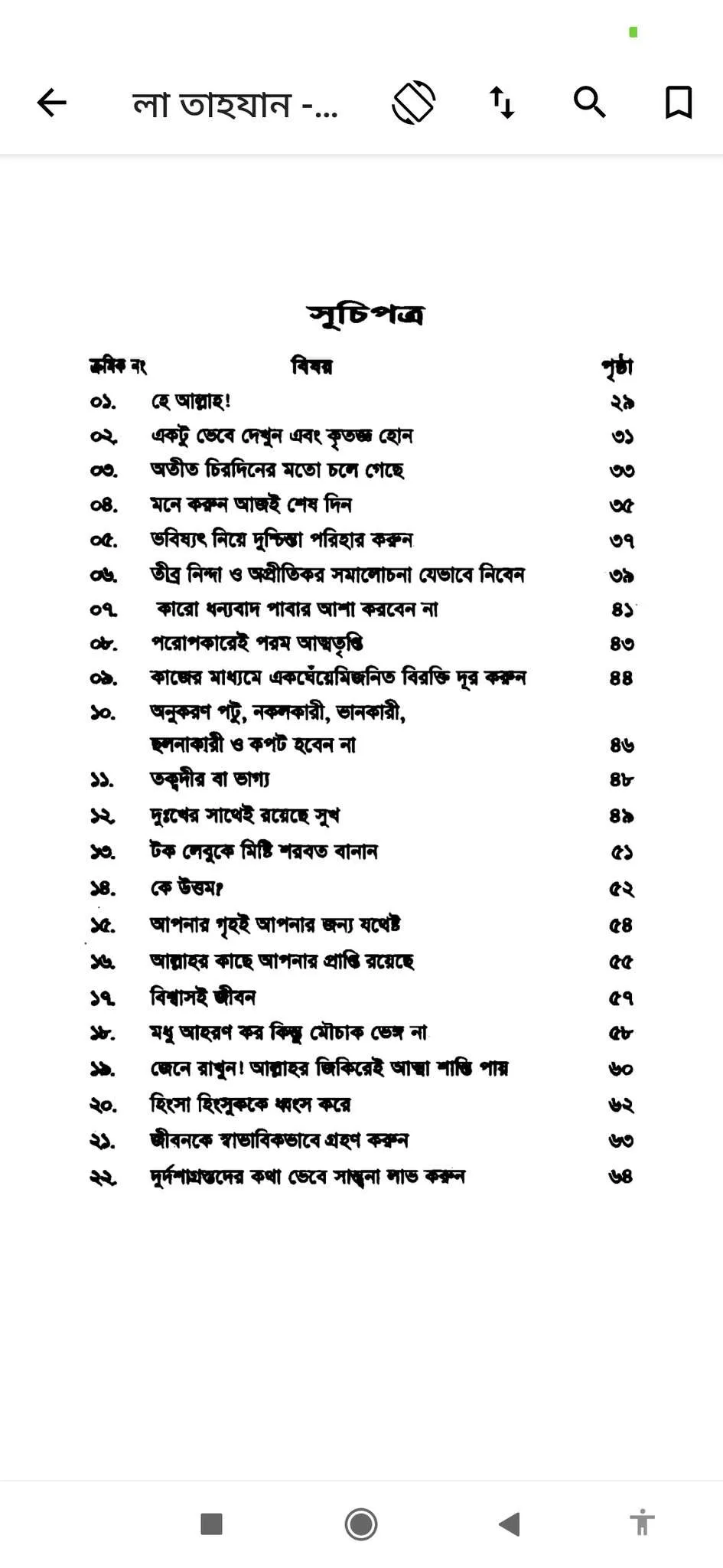 La tahzan - হতাশ হবেন  না | Indus Appstore | Screenshot