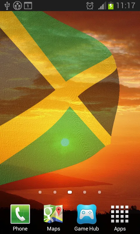 Jamaica Flag Live Wallpaper | Indus Appstore | Screenshot