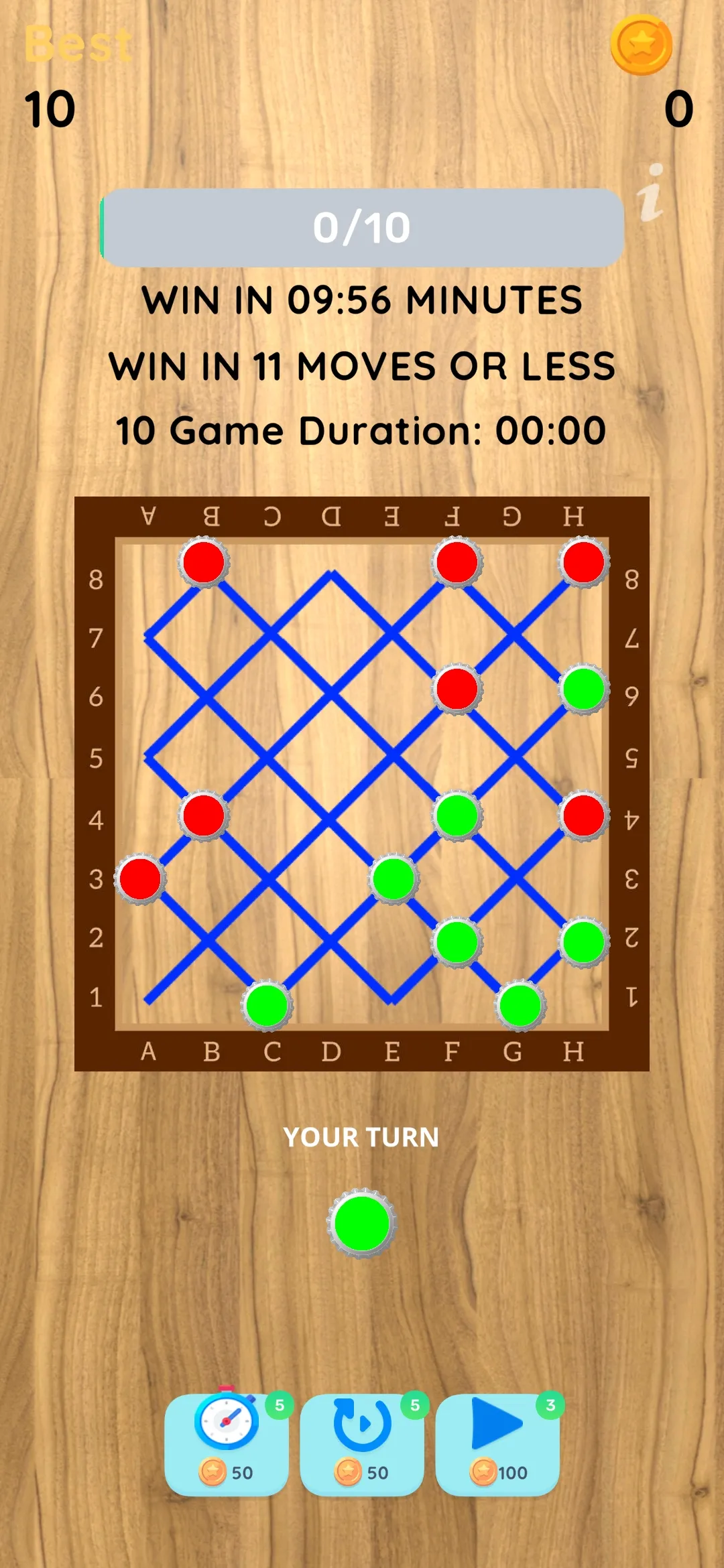 Dama - Checkers Puzzles | Indus Appstore | Screenshot