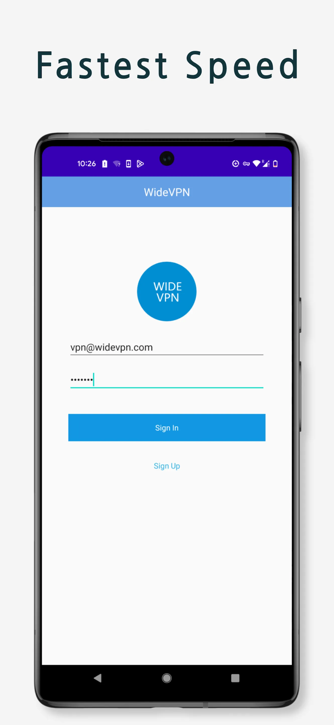 WideVPN -  Private & Fast VPN | Indus Appstore | Screenshot