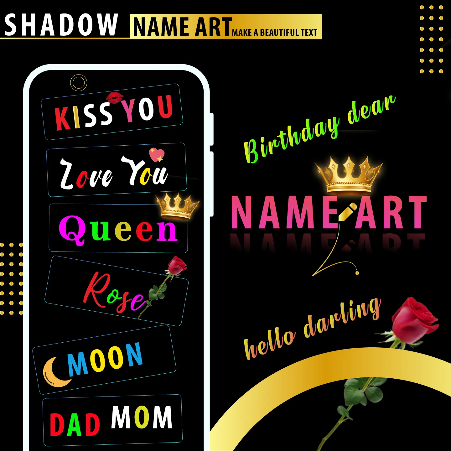 Shadow Name Art Photo Editor | Indus Appstore | Screenshot