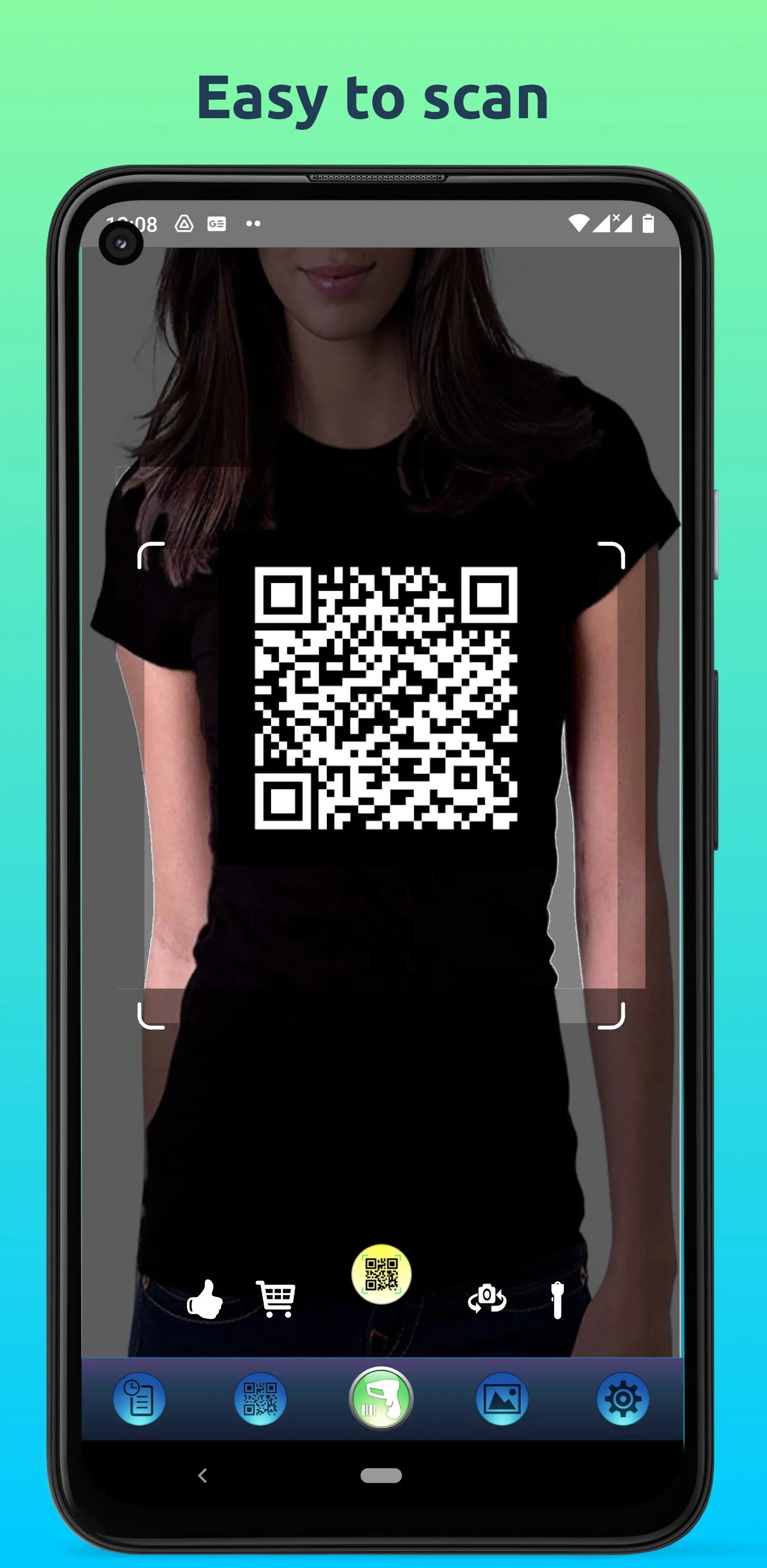 Green QR & Barcode Scanner | Indus Appstore | Screenshot