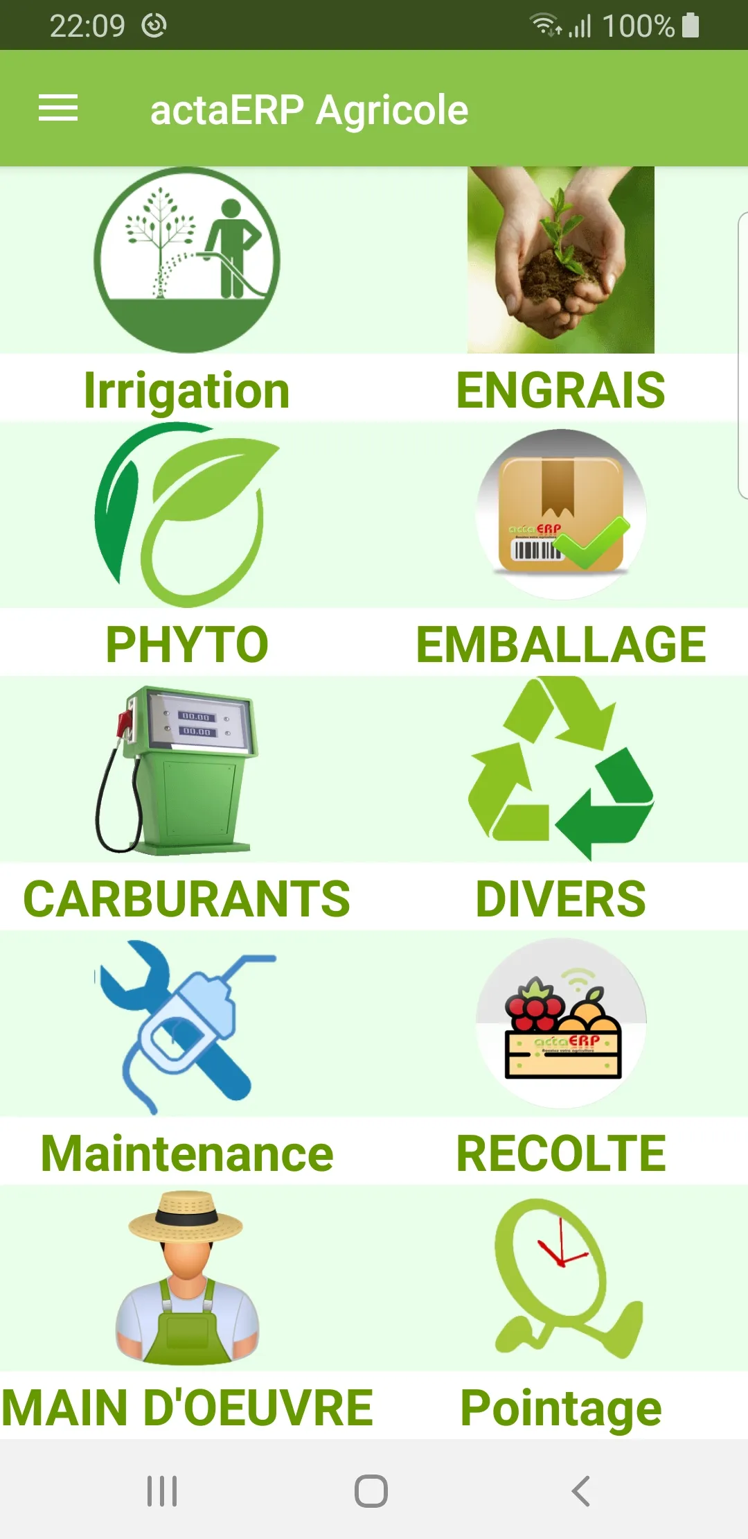 actaERP Agricole | Indus Appstore | Screenshot