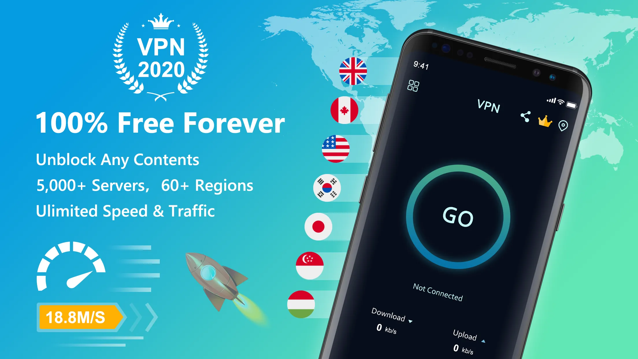 Free VPN Super™ -Fast & Secure | Indus Appstore | Screenshot