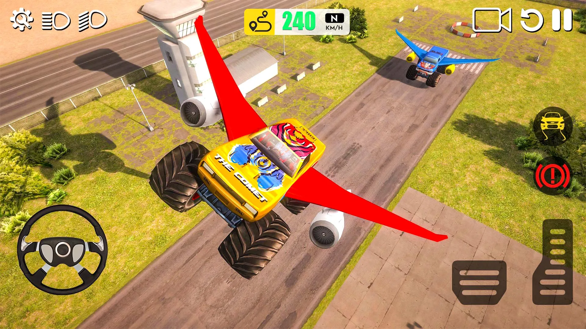 Flying Car Games 3D Simulator | Indus Appstore | Screenshot