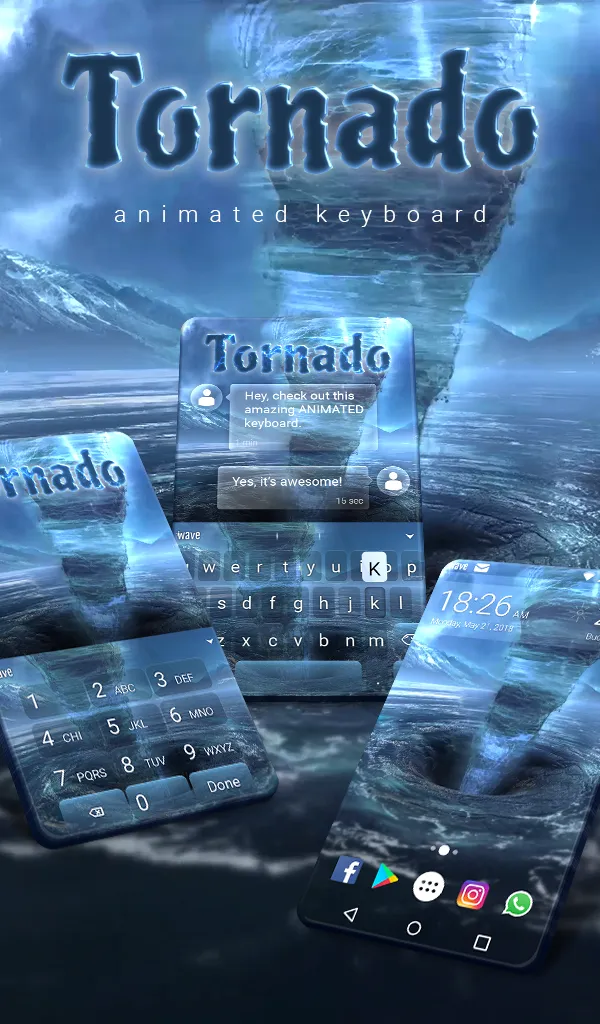 Tornado Live Wallpaper Theme | Indus Appstore | Screenshot