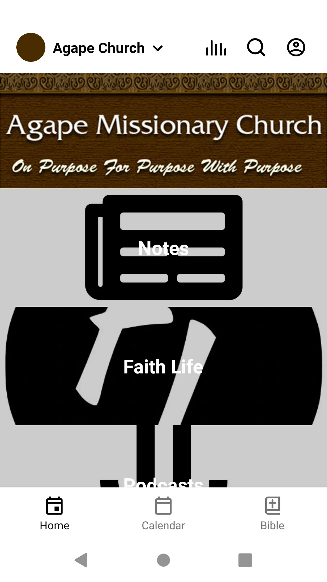 Agape Church | Indus Appstore | Screenshot