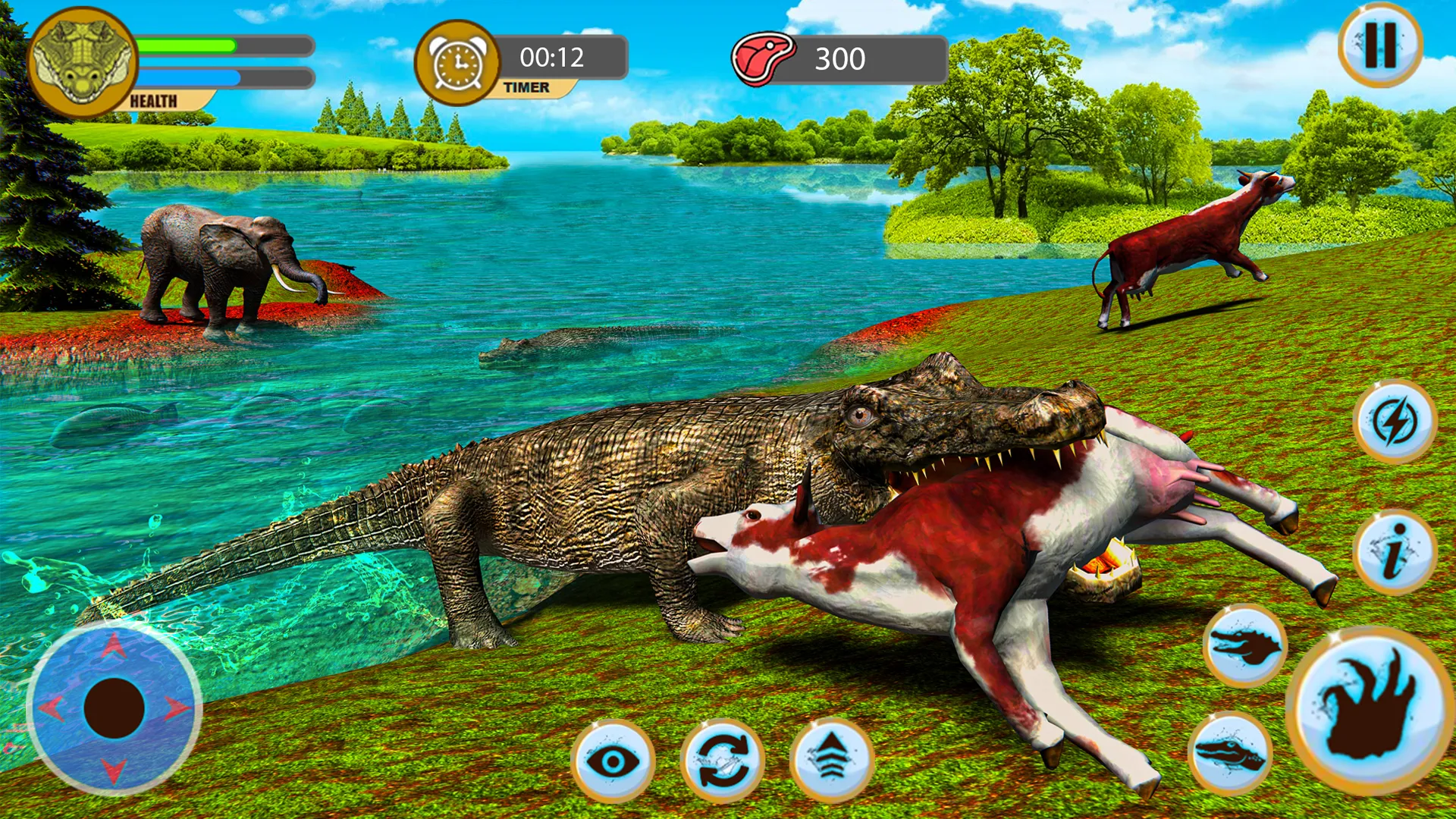 Wild Crocodile Game Simulator | Indus Appstore | Screenshot