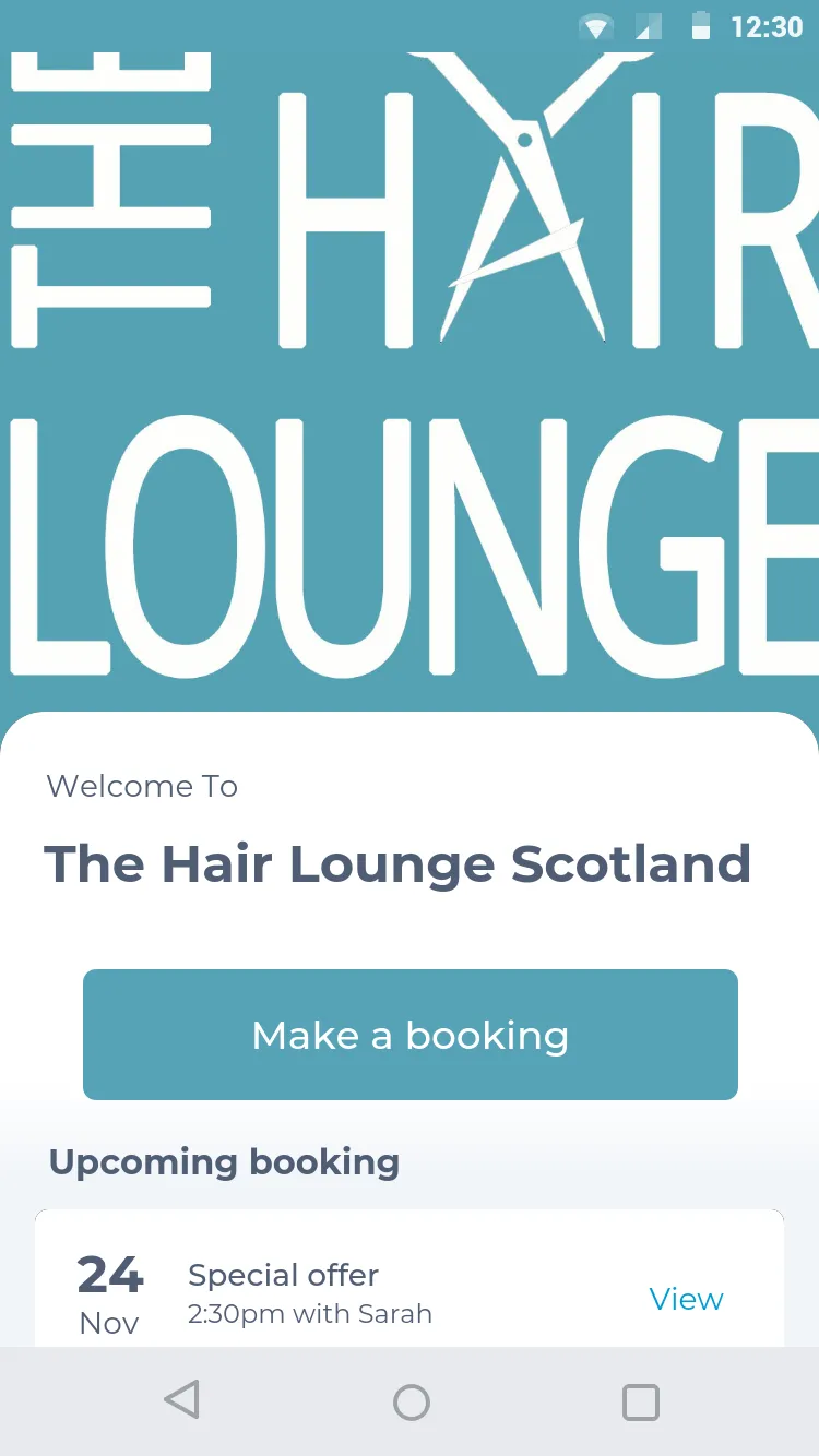 The Hair Lounge Scotland | Indus Appstore | Screenshot