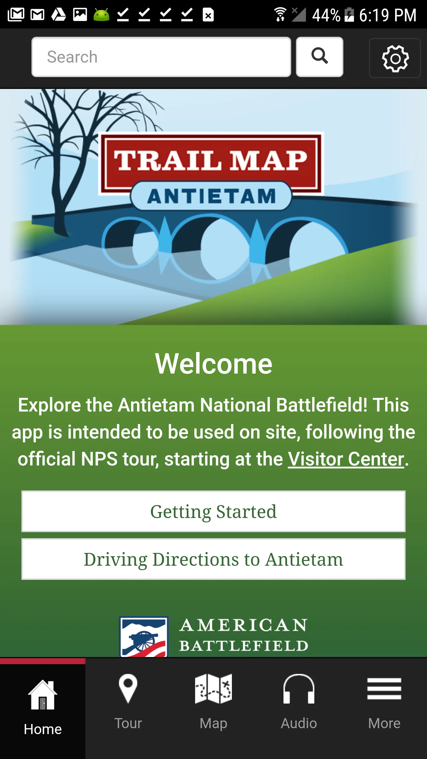 Antietam Trail Map App | Indus Appstore | Screenshot