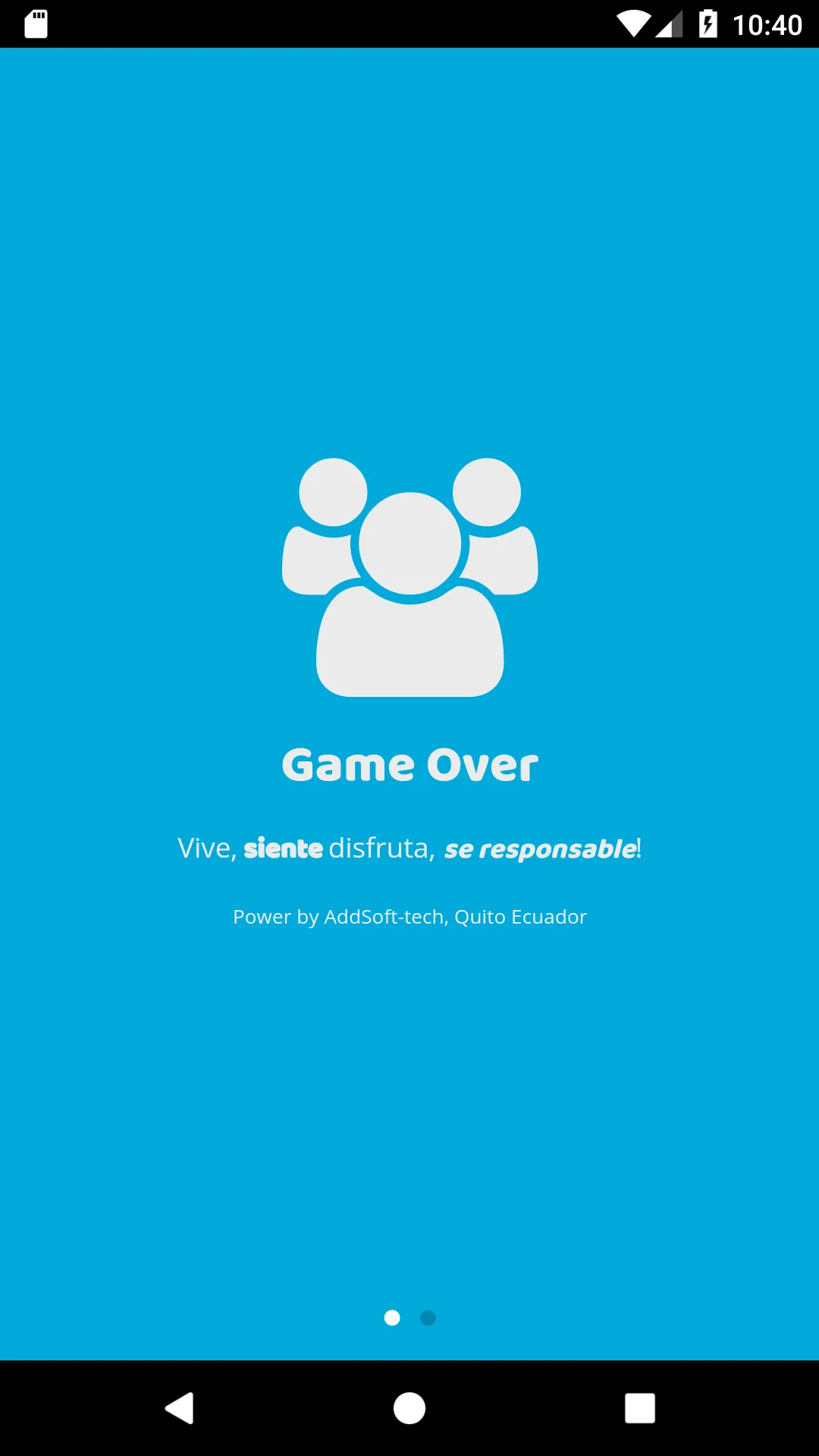 Game Over con la VcM no se jue | Indus Appstore | Screenshot