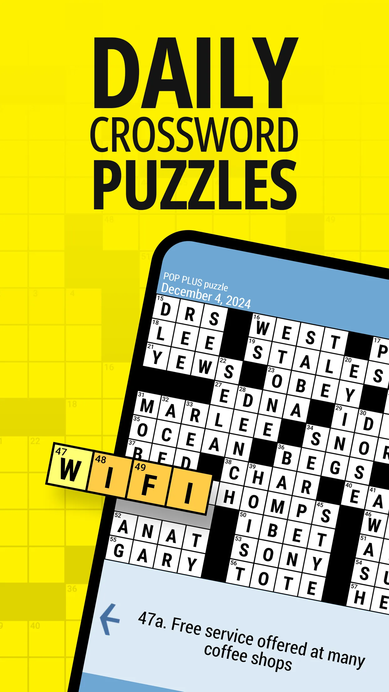 Daily POP Crossword Puzzles | Indus Appstore | Screenshot