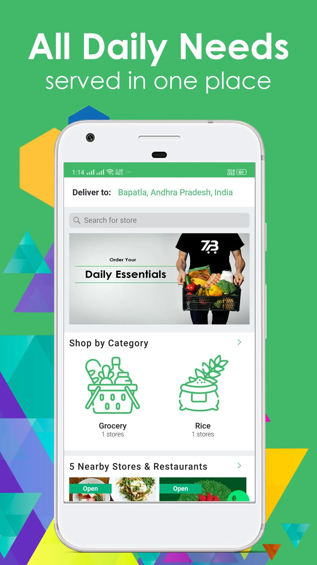 TaajaBazaar - Food & Grocery H | Indus Appstore | Screenshot