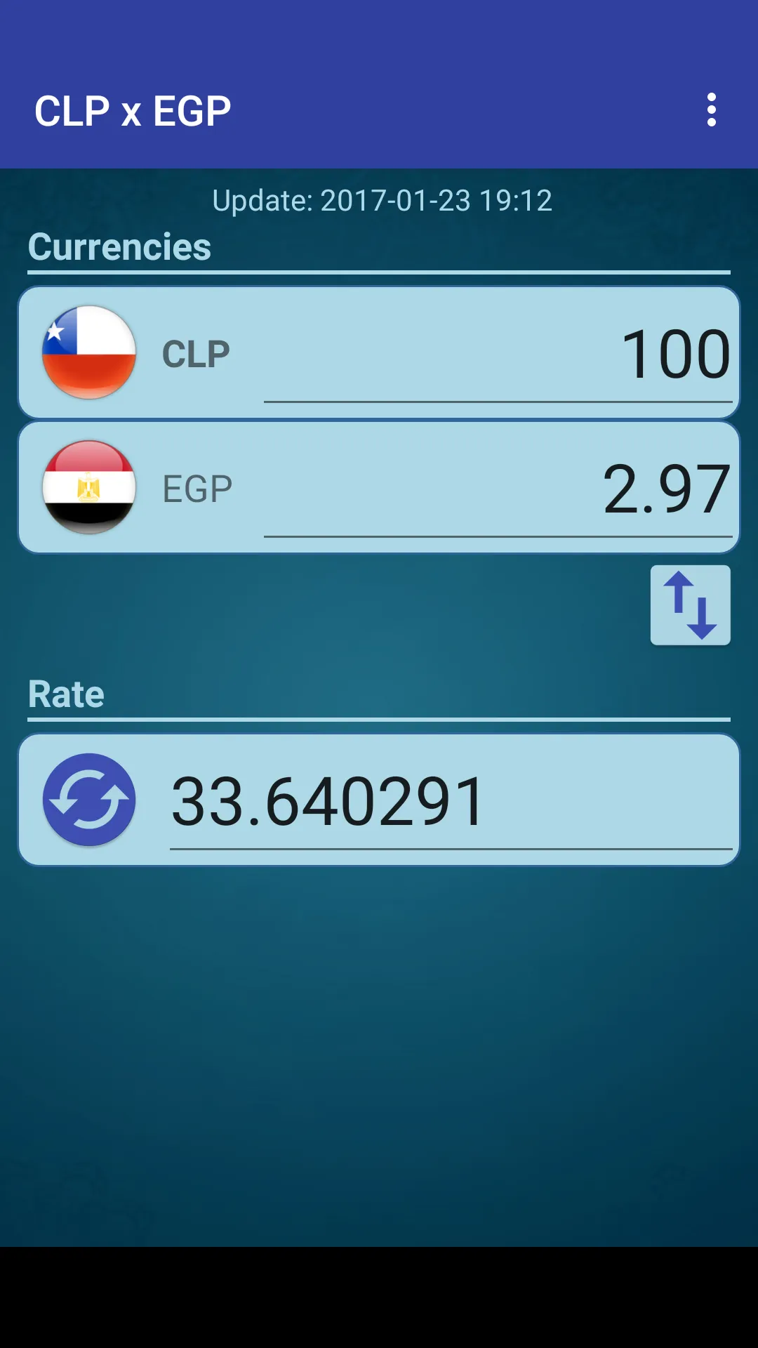 Chile Peso x Egyptian Pound | Indus Appstore | Screenshot