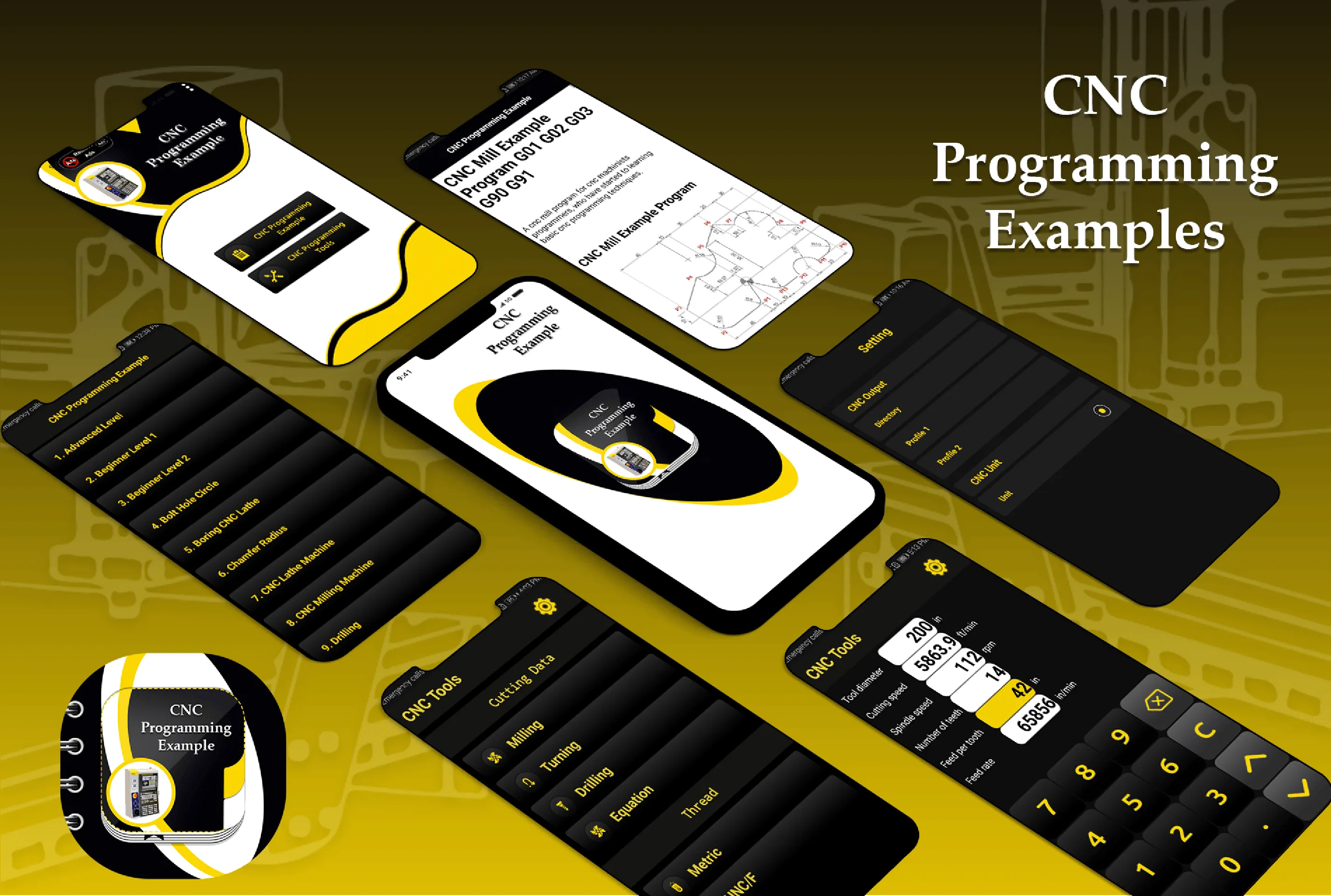 CNC Programming Example | Indus Appstore | Screenshot