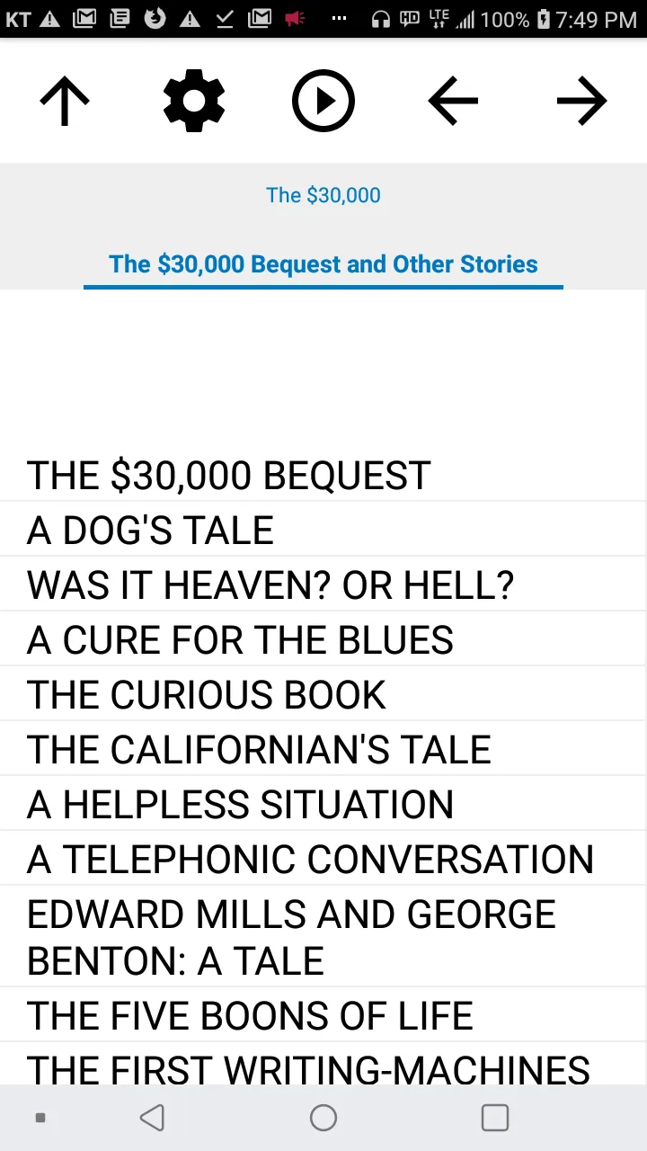 Book, The $30,000 Bequest and  | Indus Appstore | Screenshot