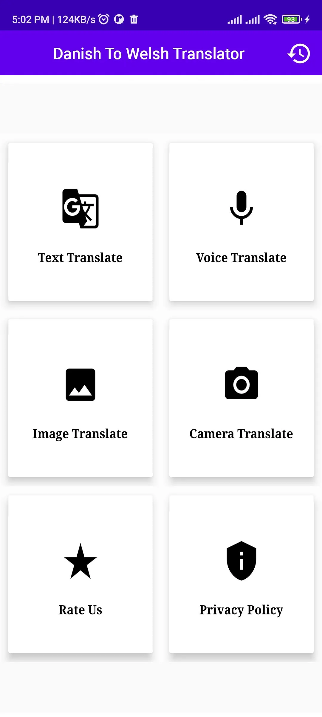 Danish To Welsh Translator | Indus Appstore | Screenshot