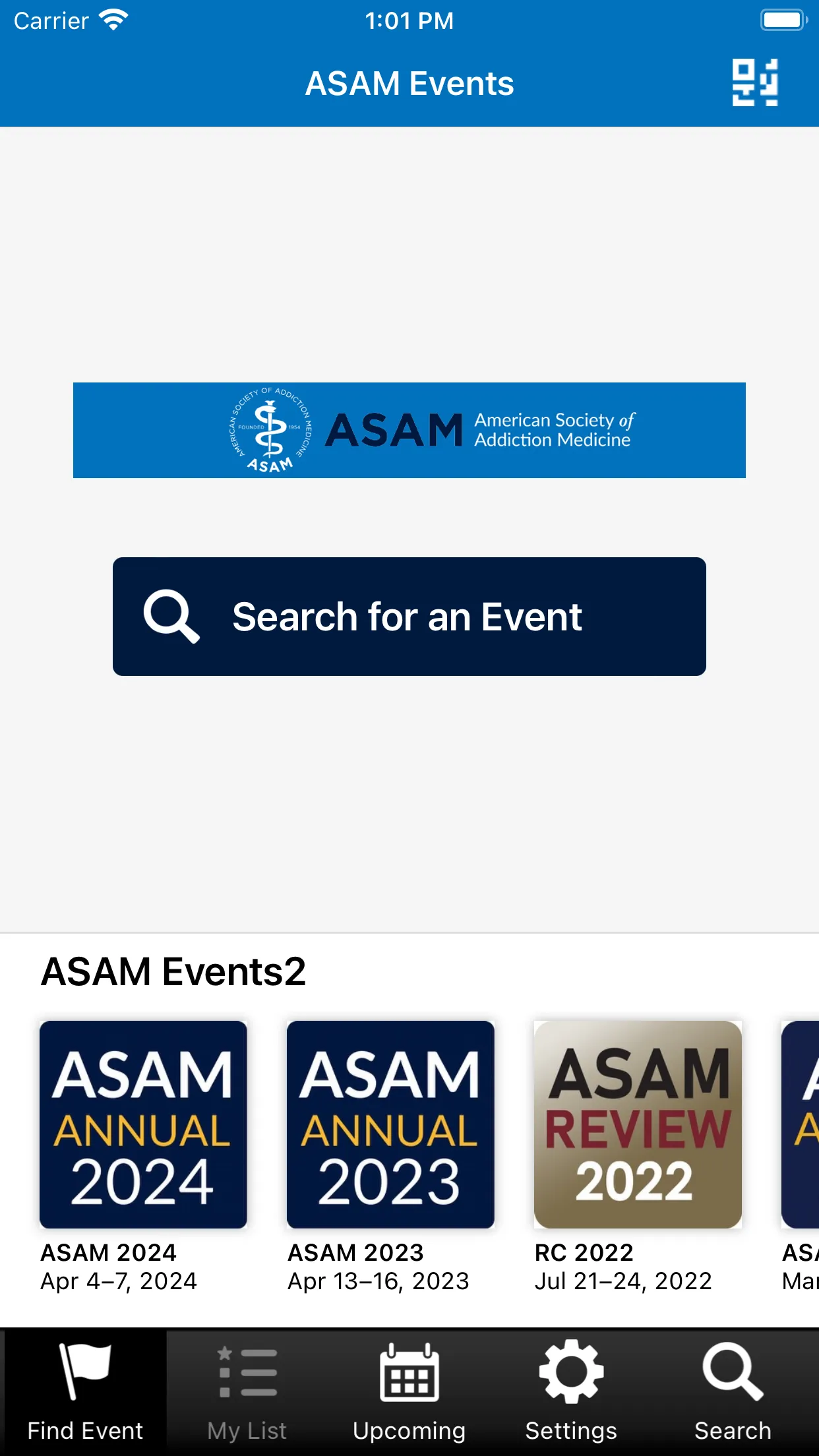 ASAM Events | Indus Appstore | Screenshot