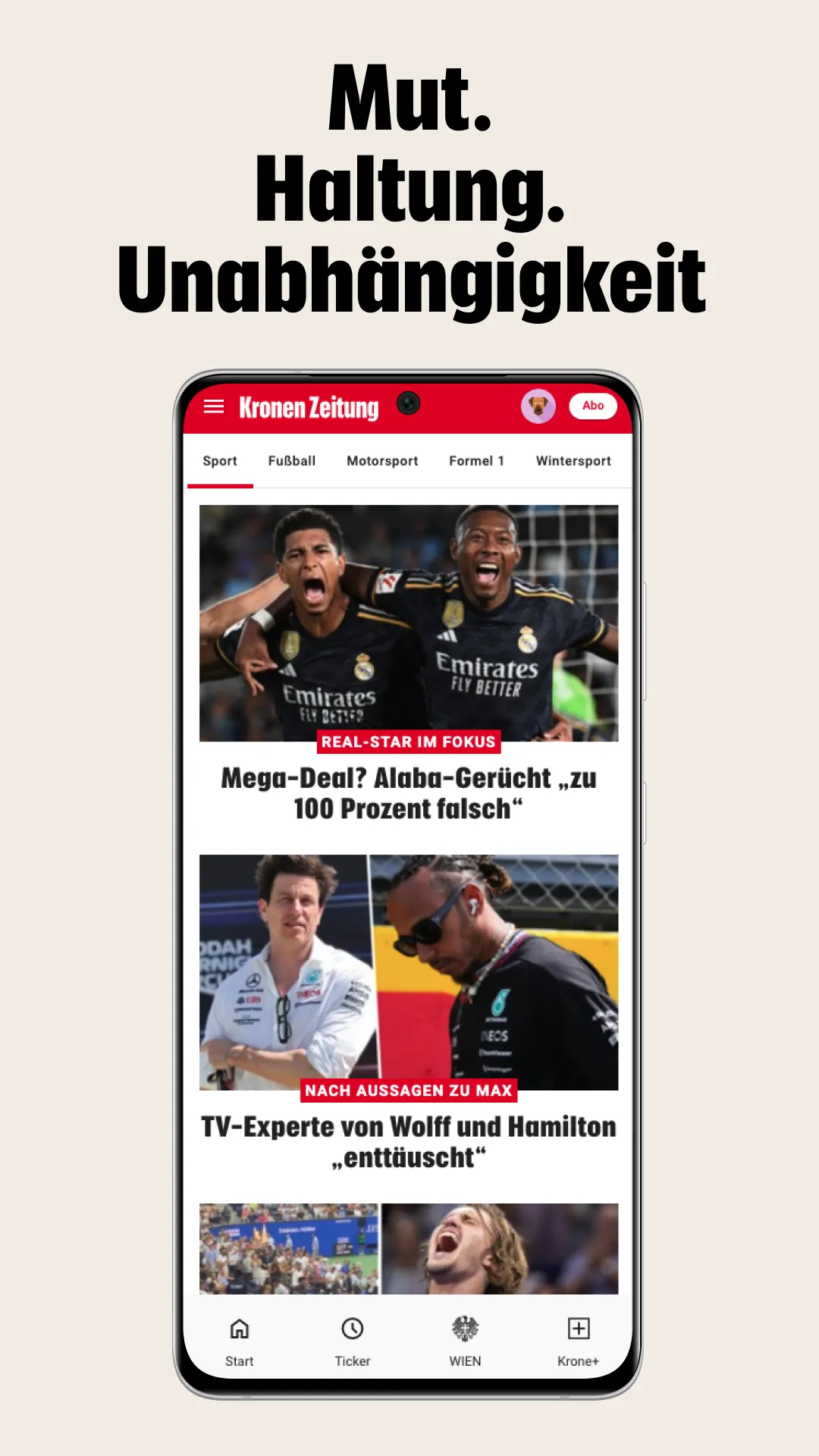 Krone Sport | Indus Appstore | Screenshot