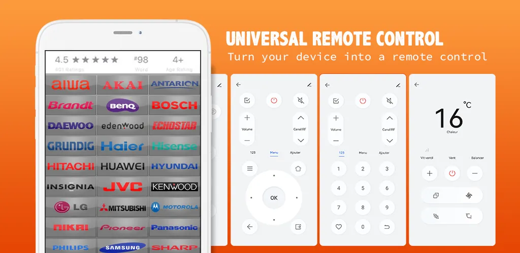 Remote Control For All TV | Indus Appstore | Screenshot