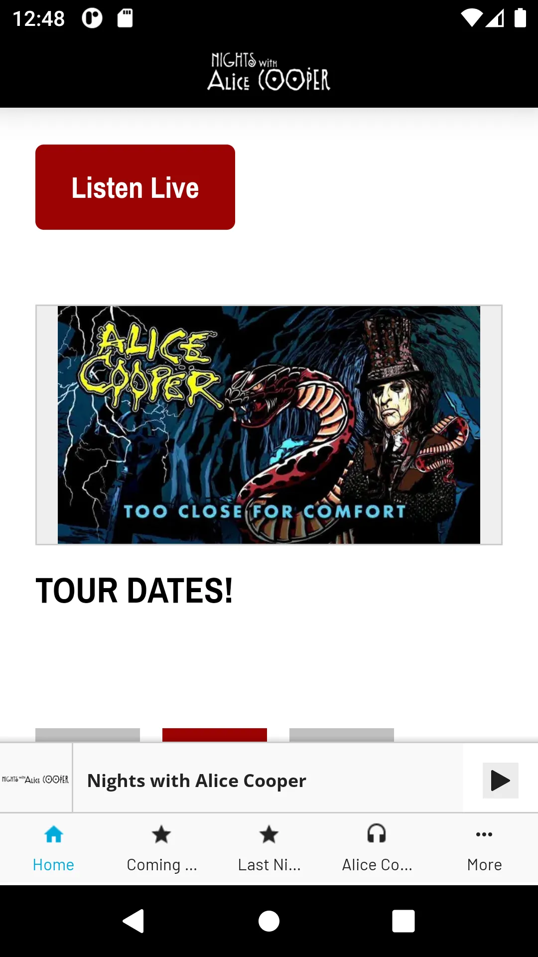 Nights With Alice Cooper | Indus Appstore | Screenshot